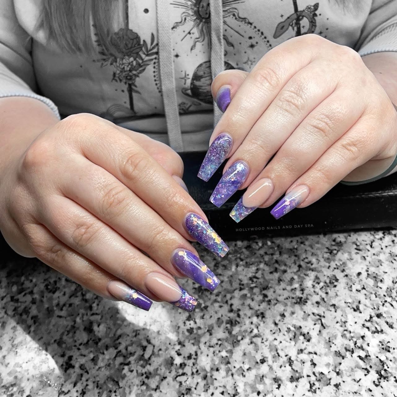 Custom nail art by Hollywood Nails and Day Spa, design 5